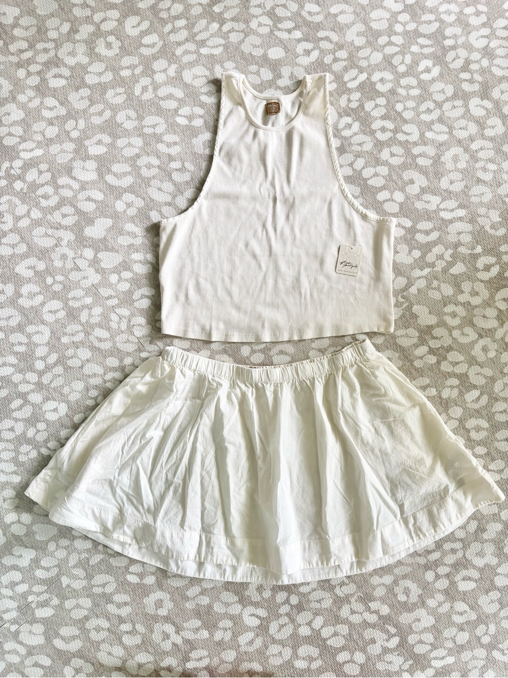 Free People XL tank & skirt bundle